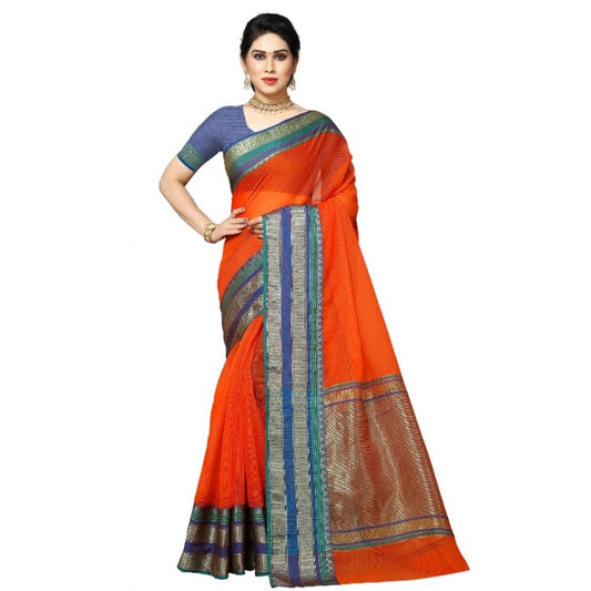Fanta Kota Doria Cotton Border Saree