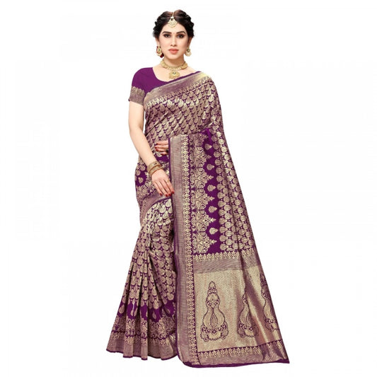 Jamli Jacquard Silk Kanjivaram Saree