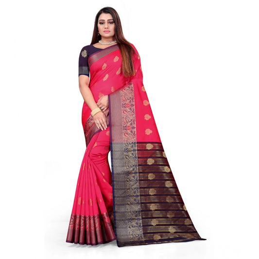 Multicolor Silk Woven Saree