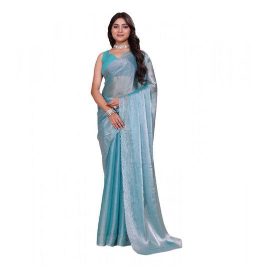 Light Blue Jimmy Choo Saree