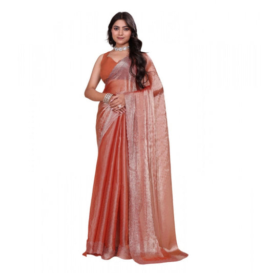 Orange Jimmy Choo Saree