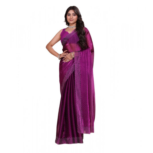 Purple Jimmy Choo Saree