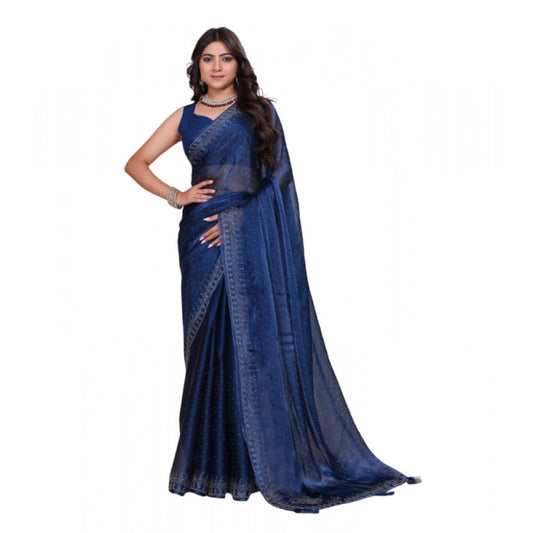 Blue Jimmy Choo Saree