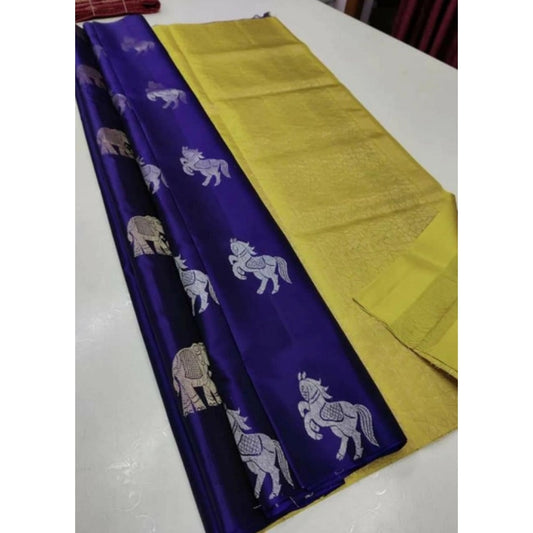Yellow Silk Saree