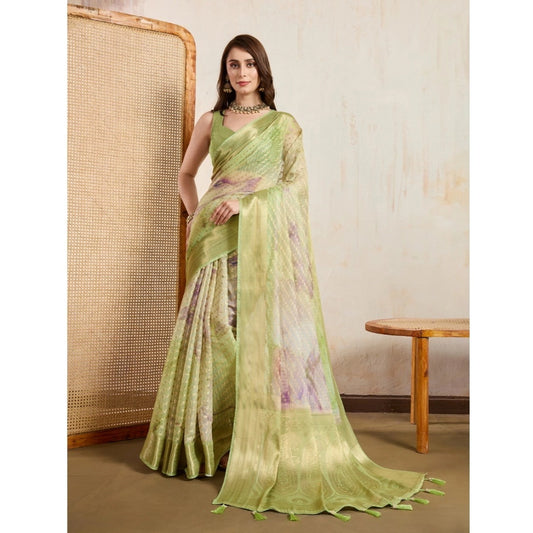 Light Green Viscose Saree