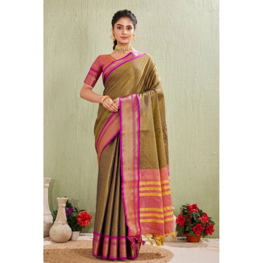 Green Silk Saree