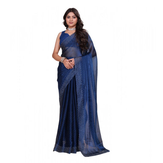 Blue Jimmy Choo Saree