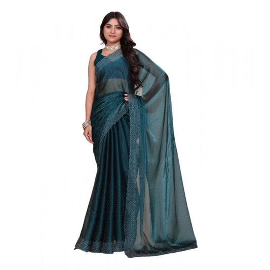 Green Jimmy Choo Saree