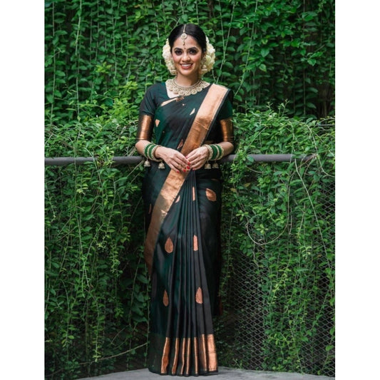 Green Litchi Silk Saree