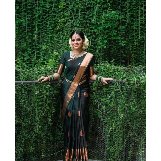 Green Litchi Silk Saree