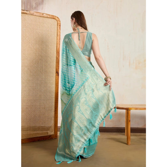 Green Viscose Saree