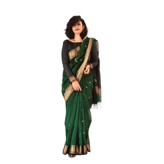 Green Lichi Silk Saree